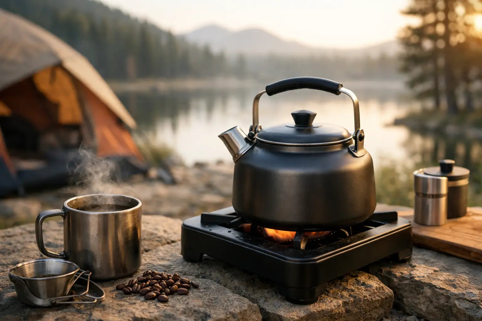 Best Camping Coffee Kettle for Camp Mornings
